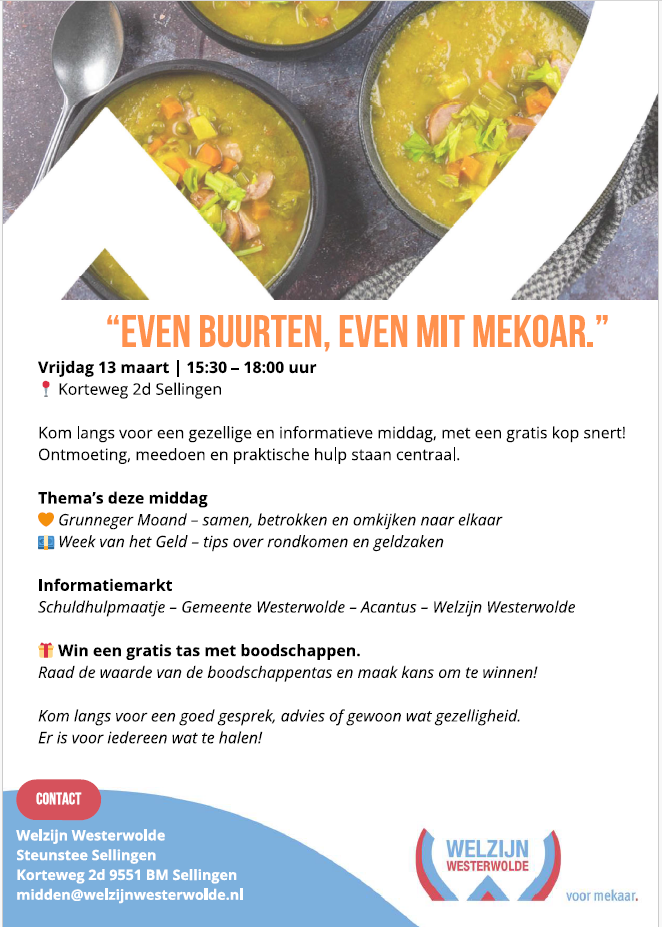 Flyer informatiemarkt